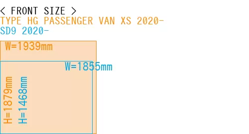 #TYPE HG PASSENGER VAN XS 2020- + SD9 2020-